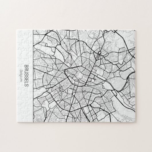 Brussel België Legpuzzel (Horizontaal)