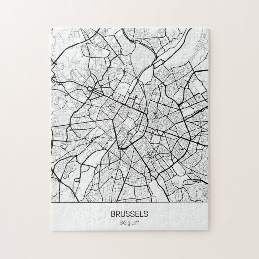Brussel België Legpuzzel (Verticaal)