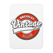 Brussel België  logo Magneet (Verticaal)
