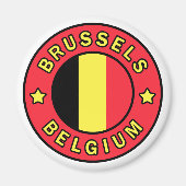 Brussel België Magneet (Voorkant)