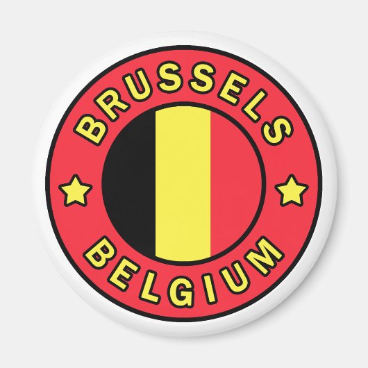 Brussel België Magneet (Voorkant)