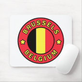 Brussel België Muismat (Met muis)