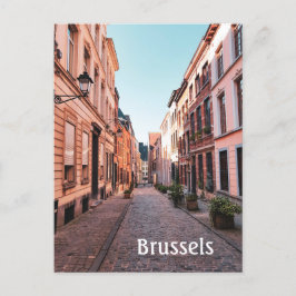 Brussel België oud Briefkaart straatfoto