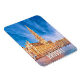 Brussel België Photo Vintage Magneet (Rechterzijde)