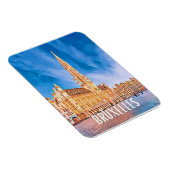 Brussel België Photo Vintage Magneet (Rechterzijde)