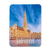Brussel België Photo Vintage Magneet (Verticaal)