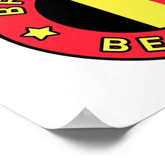 Brussel België Poster (Hoek)