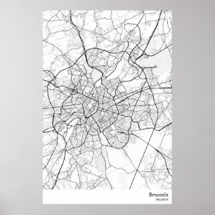 Brussel België Poster Print