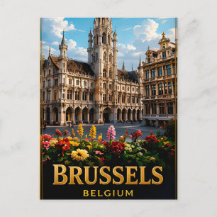 Brussel België Regionaal Cultureel Onderzoek Briefkaart