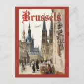  Brussel België Reizen Briefkaart (Voorkant)