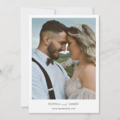 Brussel België Save the Date Destination Wedding (Achterkant)