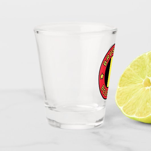 Brussel België Shot Glas (Links)