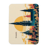 Brussel, België stylist schilderen Magneet (Verticaal)