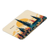 Brussel, België stylist schilderen Magneet (Linkerzijde)