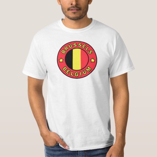 Brussel België T-shirt (Voorkant)