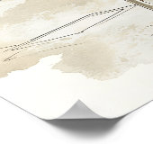 Brussel België –  Waterverf Cityscape Poster (Hoek)