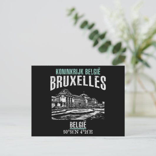 Brussel Briefkaart (Staand voorkant)