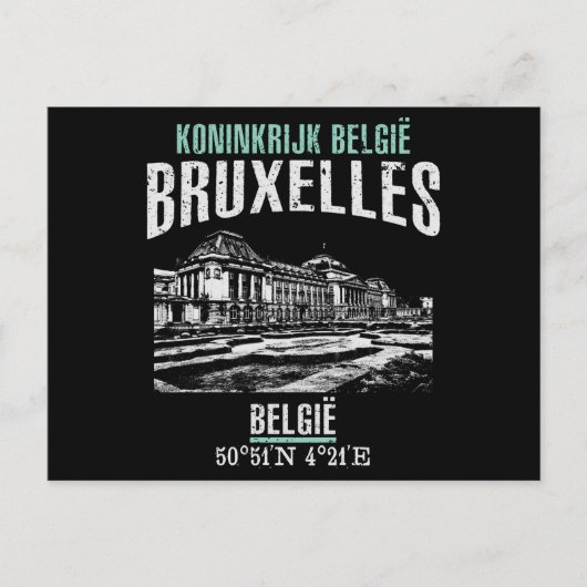 Brussel Briefkaart (Voorkant)