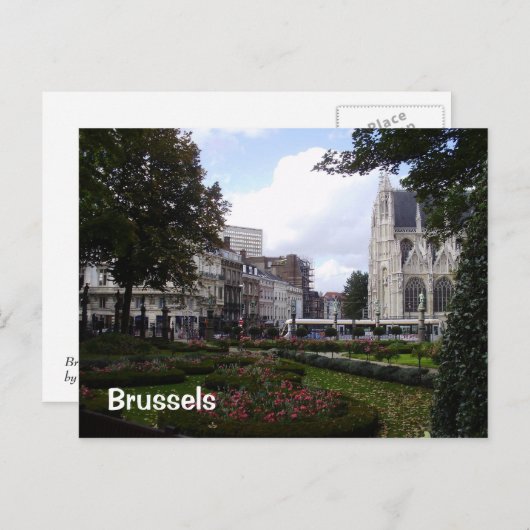 Brussel Briefkaart (Voorkant / Achterkant)