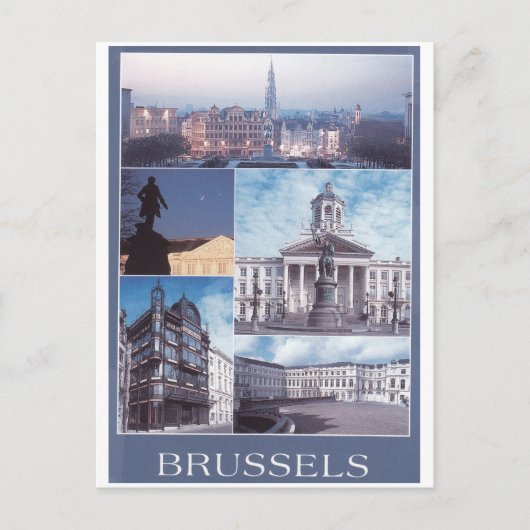 Brussel - Briefkaart (Voorkant)