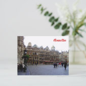Brussel Briefkaart (Staand voorkant)