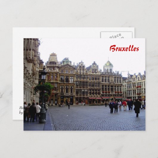 Brussel Briefkaart (Voorkant / Achterkant)