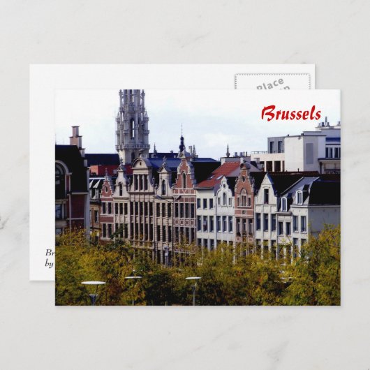 Brussel Briefkaart (Voorkant / Achterkant)