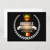 Brussel Briefkaart (Voorkant / Achterkant)