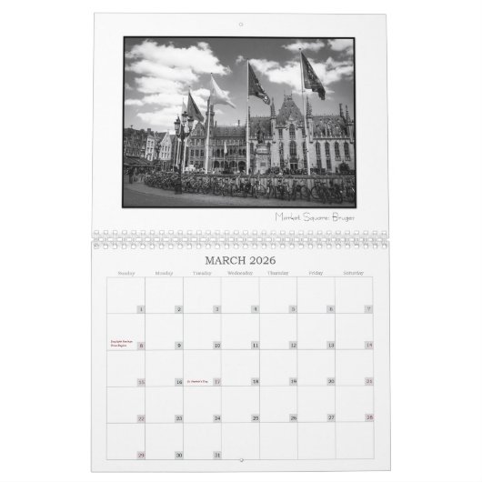 Brussel, Brugge en Amsterdam - Agenda 2022 Kalender (Mar 2026)