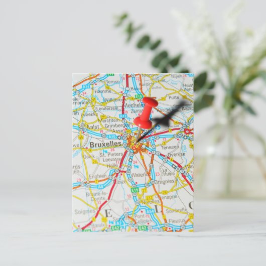 Brussel, Brussel, België Briefkaart (Staand voorkant)