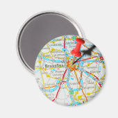 Brussel, Brussel, Brussel in België Magneet (Voorkant / Achterkant)