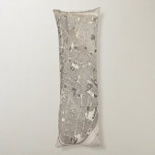 Brussel en België Lichaamskussen (Achterkant (Verticaal))