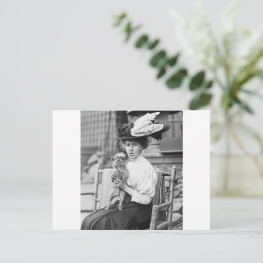 Brussel Griffon, begin jaren 1900 Briefkaart (Staand voorkant)