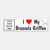 Brussel Griffon Bumpersticker (Voorkant)