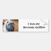 Brussel Griffon Bumpersticker (Voorkant)