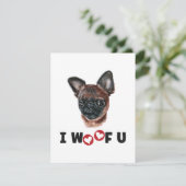 Brussel Griffon Dog I Wof U (Staand voorkant)