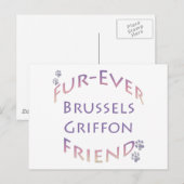 Brussel Griffon Furever Briefkaart (Voorkant / Achterkant)
