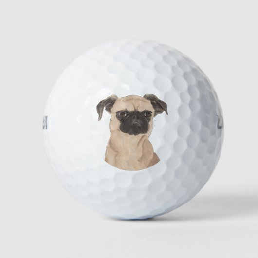 Brussel Griffon Golfballen (Voorkant)