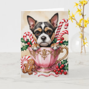 Brussel Griffon Hond Kerstgroet Kaart