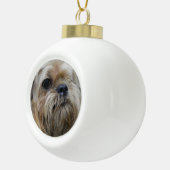 Brussel Griffon Keramische Bal Ornament (Rechts)