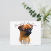 Brussel Griffon Moeder 2 Briefkaart (Staand voorkant)