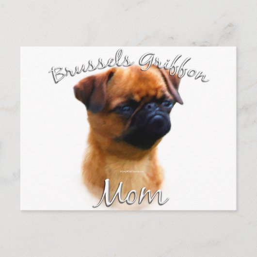 Brussel Griffon Moeder 2 Briefkaart (Voorkant)