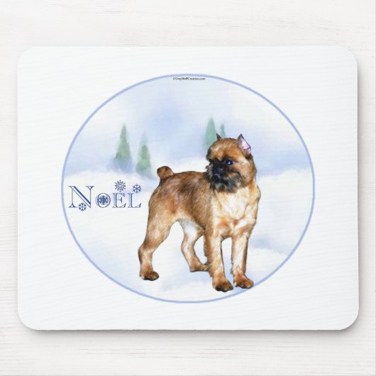 Brussel Griffon Noel Muismat (Voorkant)
