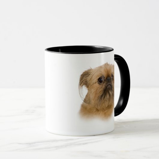 Brussel Griffon Portrait Mok (Voorkant rechts)