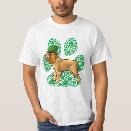 Brussel Griffon St Patricks T-shirt (Voorkant)