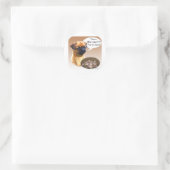 Brussel Griffon Turkije Ronde Sticker (Tas)