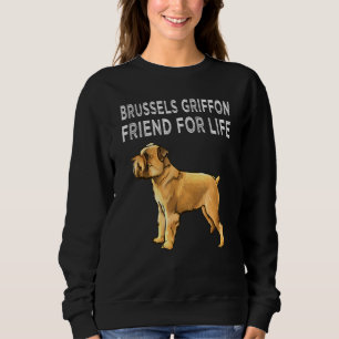 brussel griffon vriend voor het leven hond vriends trui