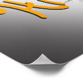 Brussel Griffon zwart met Daisy Poster (Hoek)