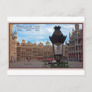 Brussel - Grote Plaats Briefkaart