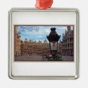 Brussel - Grote Plaats Metalen Ornament